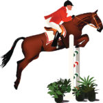 Horse and rider in show jumping competition. Could also be used for eventing/3 day. Please rate after downloading - thanks!