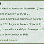 BRC Area 1 Qualifier Dates - 2025